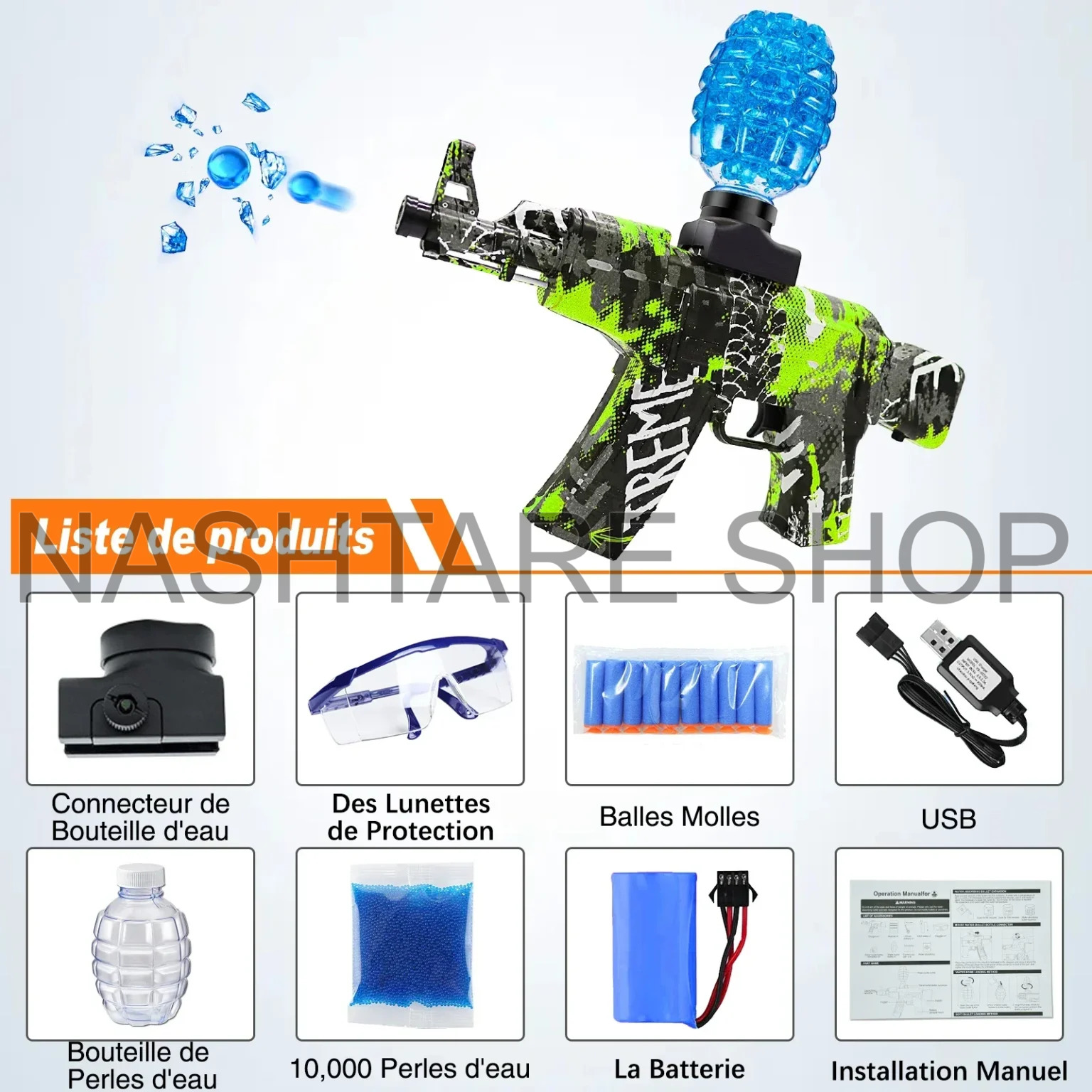 AK47 MP5 Gel Ball Ball Pistol