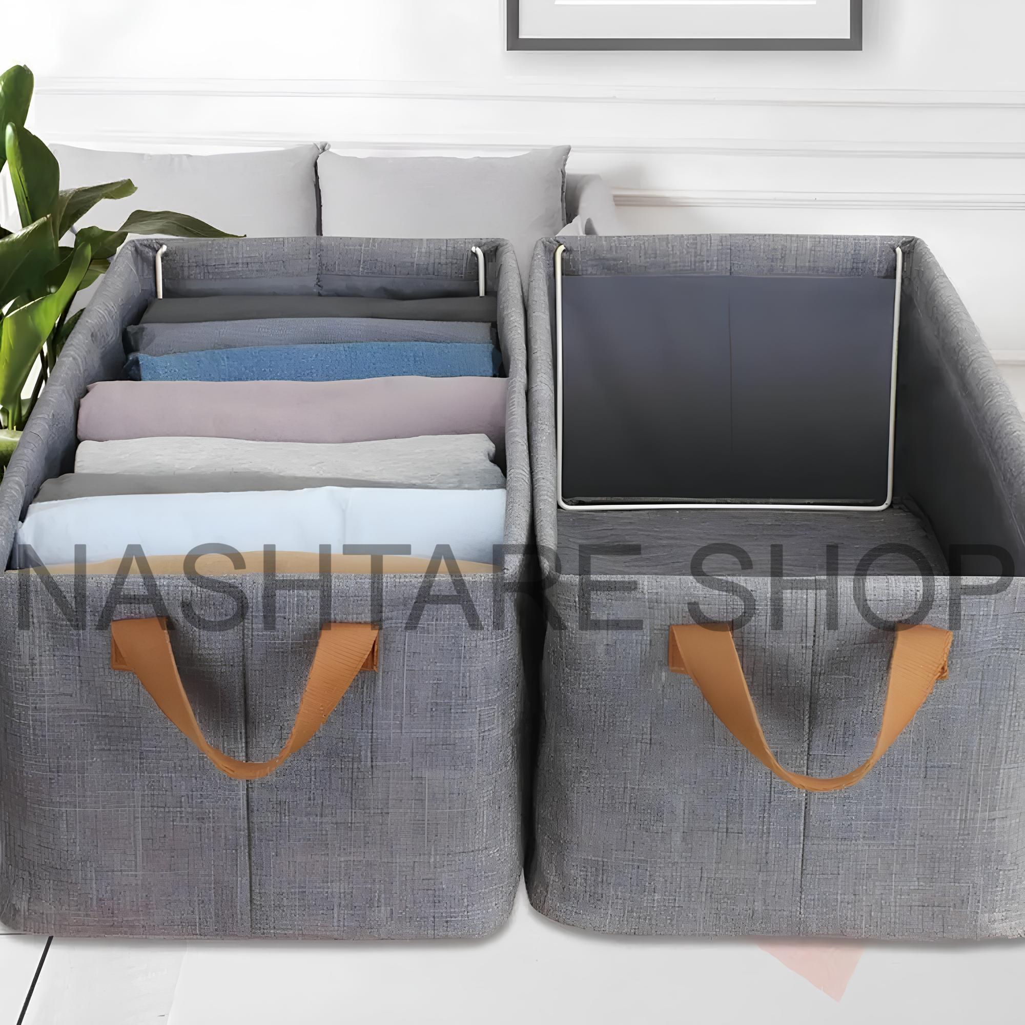 Foldable Set Clothes Storage Box | صناديق تخزين الملابس القابلة للطي - Image 3