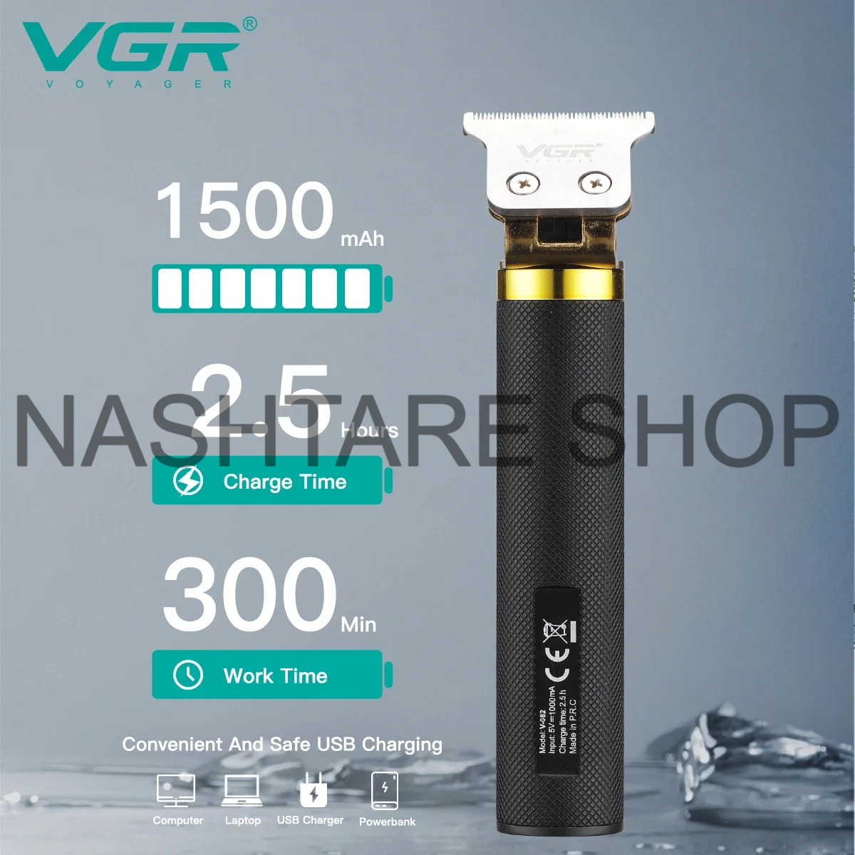 VGR Professional Barber Hair Clipper V-082 “ماكينة قص الشعر الاحترافية VGR V-082“ - Image 4