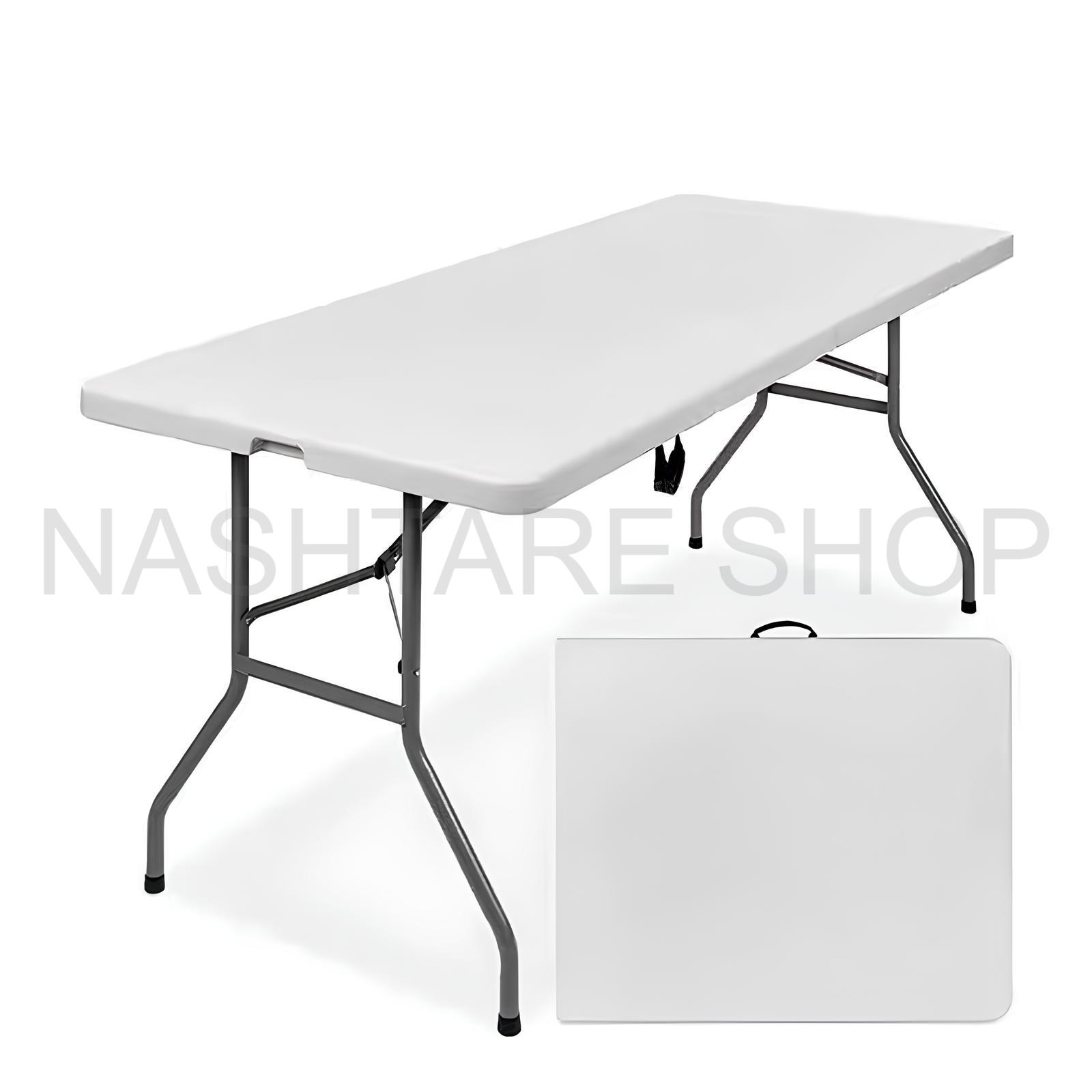Portable Plastic Folding Table "طاولة بلاستيكية قابلة للطي محمولة" - Image 4