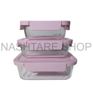 Airtight Glass Food Storage Set | علب زجاجية لحفظ الطعام