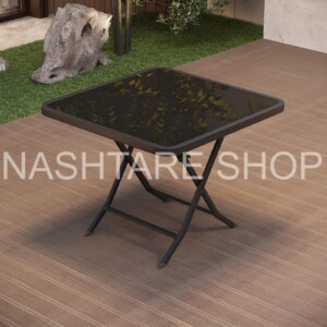 Foldable Tempered Glass Table | طاولة زجاجية قابلة للطي
