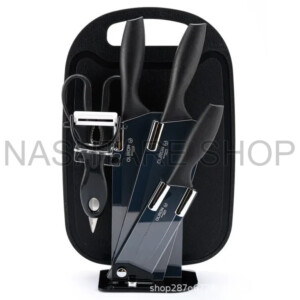Poenscae 7-Piece Knife Set with Scissors | طقم سكاكين 7 قطع مع مقص