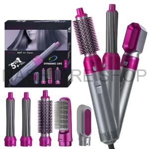 5-in-1 Hot Air Styler Hair  Styling Tool | جهاز تصفيف الشعر 5 في 1 متعددة الاستخدام