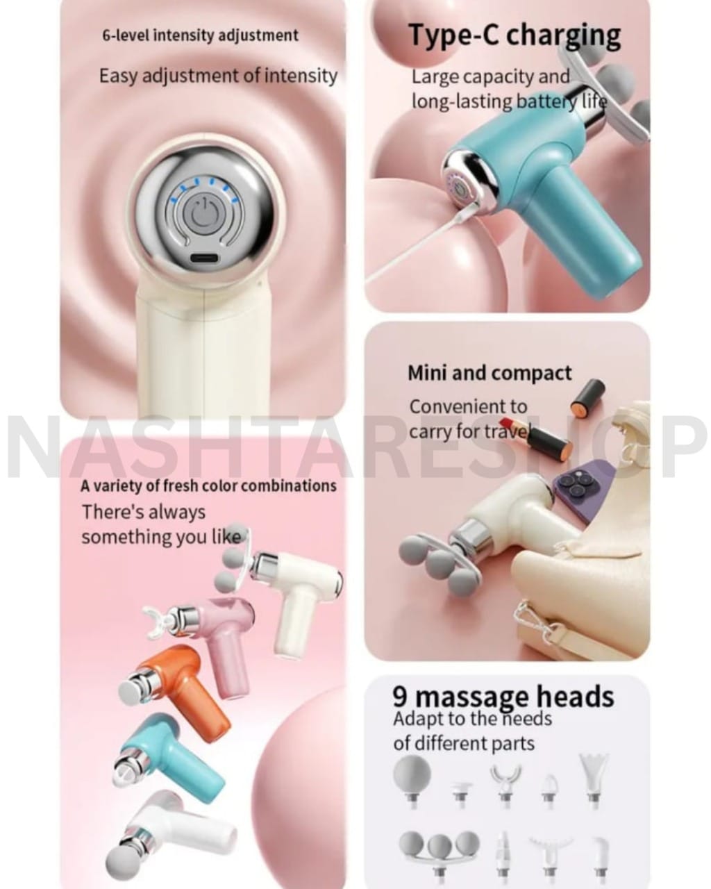 Fascia Gun | مسدس مساج للأنسجة - Image 2