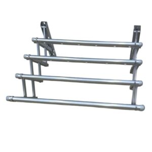 Wall Mounted Expandable Steel Clothes | حامل ملابس قابل للتوسيع يُثبت على الحائط