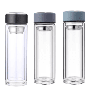 Glass Infuser Water Bottle | زجاجة ماء مع مصفاة