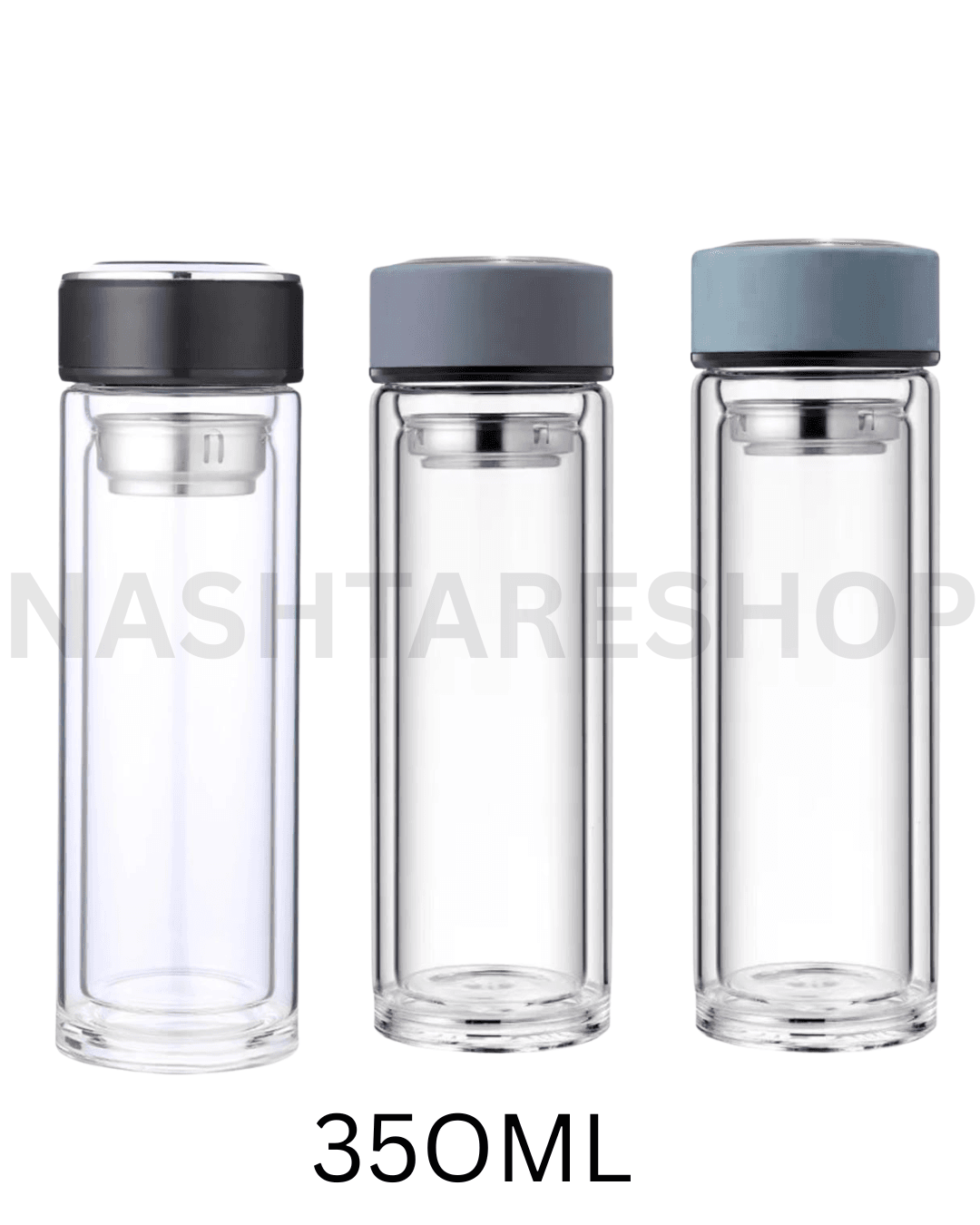 Glass Infuser Water Bottle | زجاجة ماء مع مصفاة